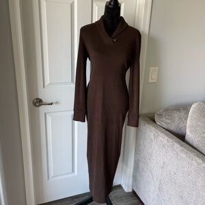 Lauren Ralph Lauren Chocolate Long Sleeve Dress